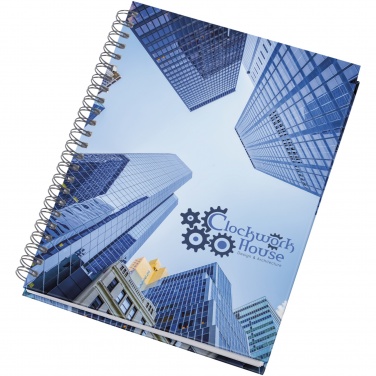 Logotrade promotional giveaway image of: Wire-o A5 notebook hard cover