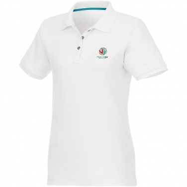 Logotrade advertising products photo of: Beryl short sleeve women's organic recycled polo