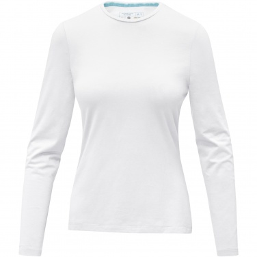 Logo trade promotional gift photo of: Ponoka long sleeve women's organic t-shirt