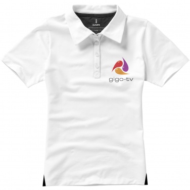 Logo trade promotional merchandise photo of: Markham short sleeve women's stretch polo