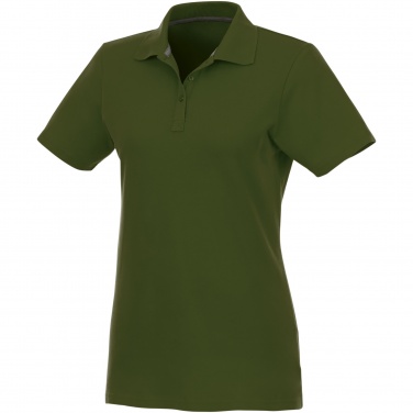 Logo trade corporate gifts image of: Helios short sleeve women's polo