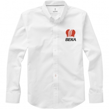 Logo trade advertising products image of: Vaillant long sleeve men's oxford shirt