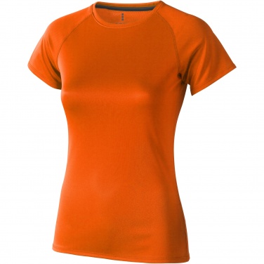 Logo trade promotional gifts image of: Niagara short sleeve women's cool fit t-shirt