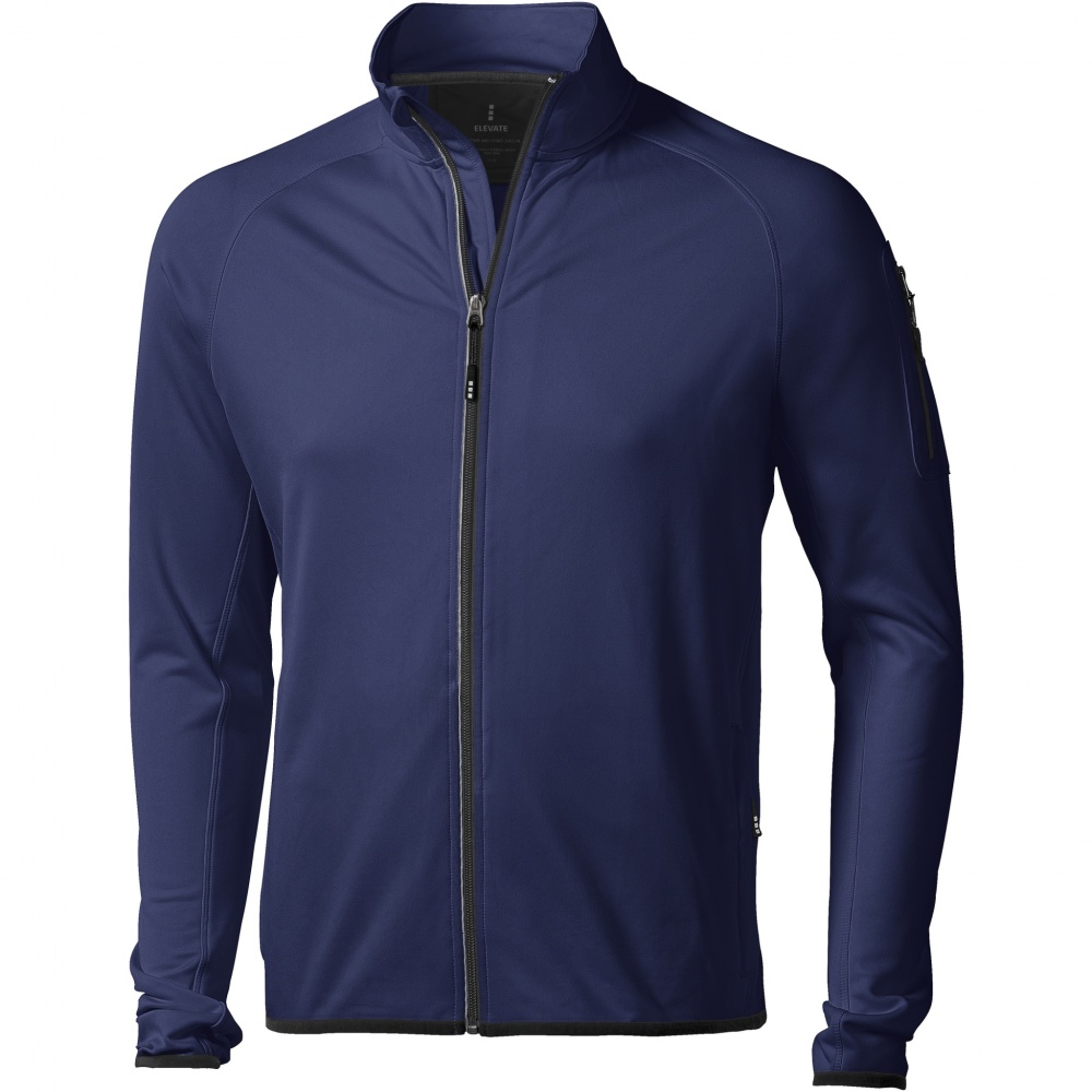 Logotrade promotional giveaway image of: Mani men's performance full zip fleece jacket