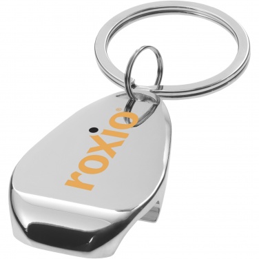 Logo trade promotional giveaways image of: Don bottle opener keychain