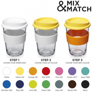 Logo trade promotional merchandise photo of: Americano® Cortado 300 ml tumbler with grip