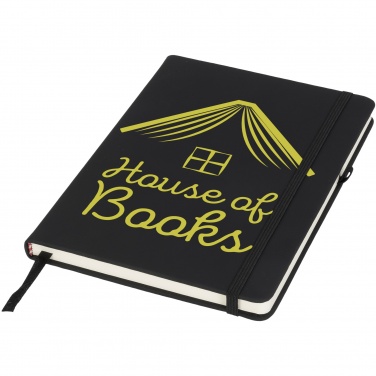 Logo trade promotional gifts image of: Noir medium notebook