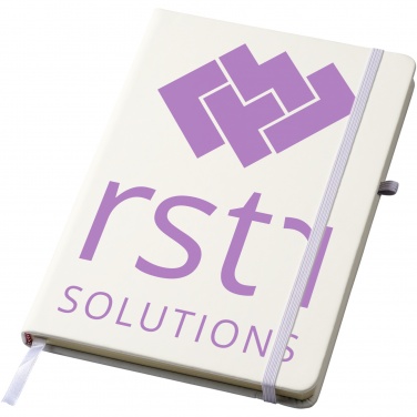 Logo trade promotional merchandise photo of: Polar A5 notebook with lined pages