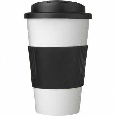 Logo trade advertising product photo of: Americano® 350 ml tumbler with grip & spill-proof lid