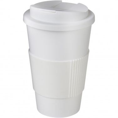 Logotrade promotional merchandise picture of: Americano® 350 ml tumbler with grip & spill-proof lid