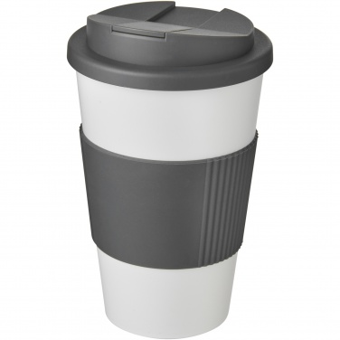 Logotrade promotional merchandise picture of: Americano® 350 ml tumbler with grip & spill-proof lid