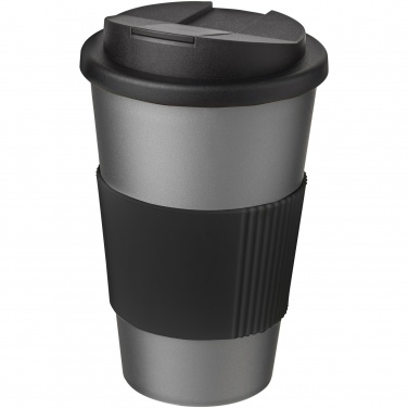 Logotrade promotional merchandise photo of: Americano® 350 ml tumbler with grip & spill-proof lid