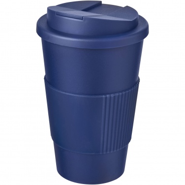 Logo trade advertising products image of: Americano® 350 ml tumbler with grip & spill-proof lid
