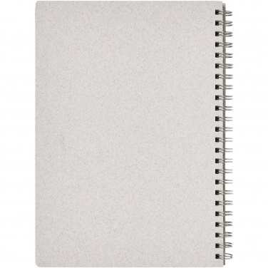 Logo trade promotional merchandise photo of: Bianco A5 size wire-o notebook