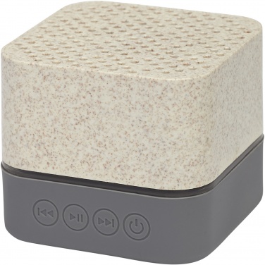 Logo trade promotional items image of: Aira wheat straw Bluetooth® speaker