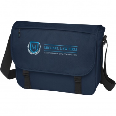 Logo trade promotional merchandise picture of: Baikal GRS RPET 15" laptop bag 12L