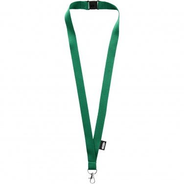 Logotrade advertising product image of: Tom recycled PET lanyard with breakaway closure