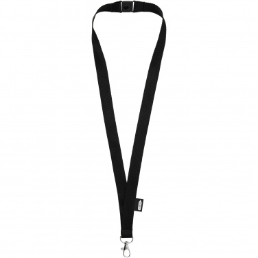 Logotrade corporate gift image of: Tom recycled PET lanyard with breakaway closure