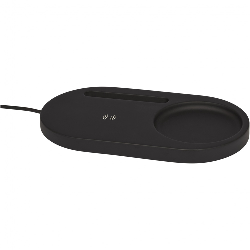 Logo trade promotional products image of: Klip 5W wireless charging desk organizer