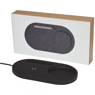 Logotrade promotional product image of: Klip 5W wireless charging desk organizer