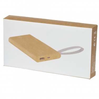 Logotrade corporate gift image of: Tulda 5000 mAh bamboo power bank