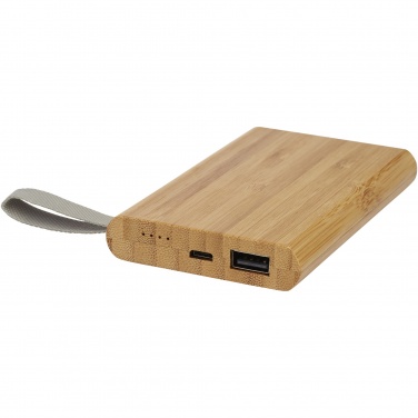 Logotrade advertising product image of: Tulda 5000 mAh bamboo power bank