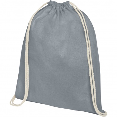 Logotrade promotional product picture of: Oregon 140 g/m² cotton drawstring bag 5L