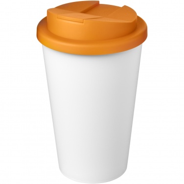 Logo trade business gift photo of: Americano® Eco 350 ml recycled tumbler with spill-proof lid