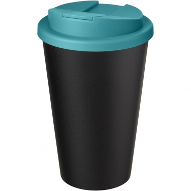 Logotrade advertising product picture of: Americano® Eco 350 ml recycled tumbler with spill-proof lid