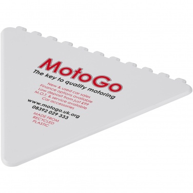 Logotrade promotional gift image of: Frosty triangular recycled plastic ice scraper