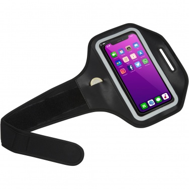 Logo trade promotional products image of: Haile reflective smartphone bracelet with transparent cover