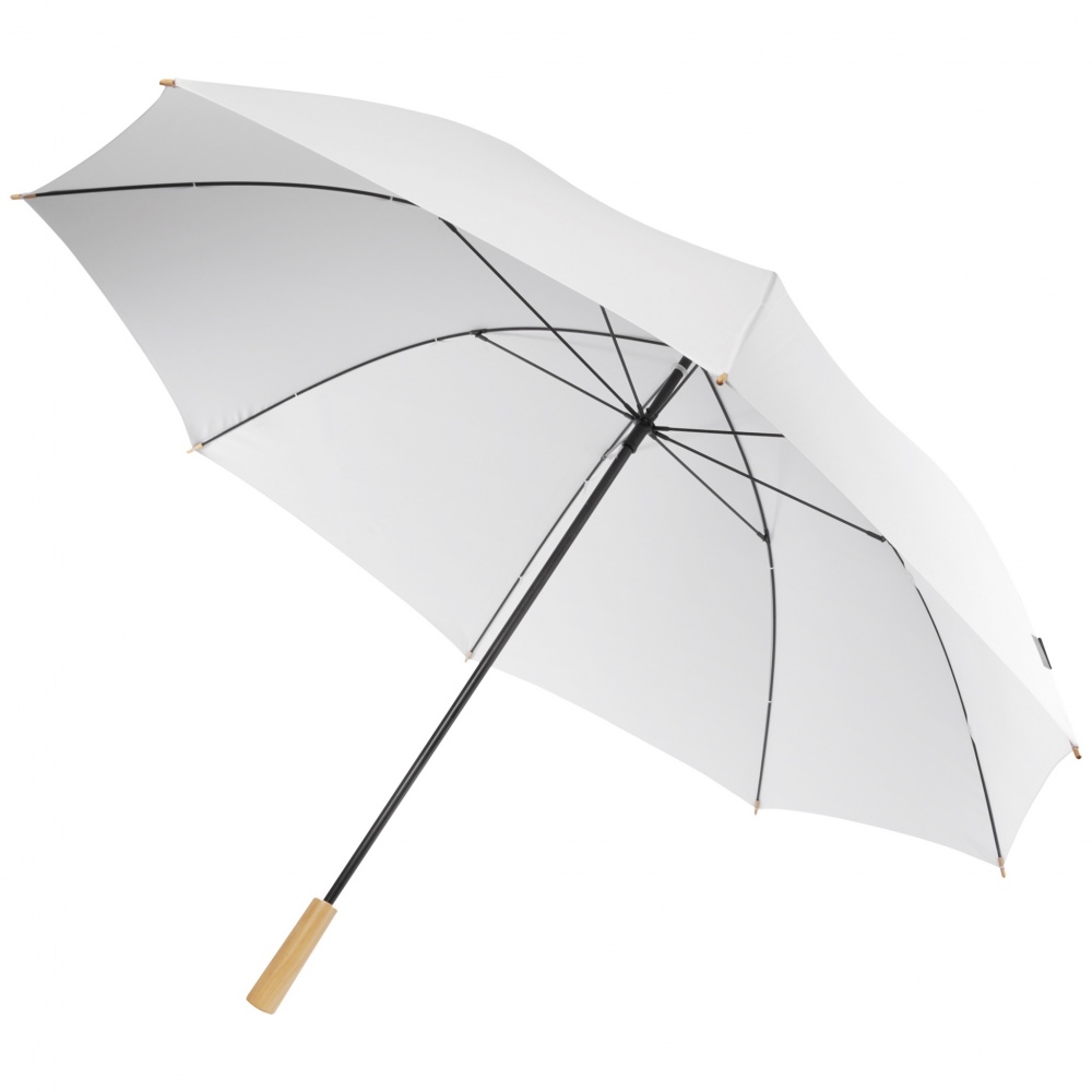 Logo trade promotional merchandise picture of: Romee 30'' windproof recycled PET golf umbrella