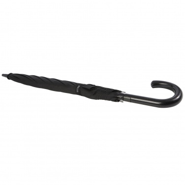 Logo trade promotional items image of: Fontana 23" auto open umbrella with carbon look and crooked handle