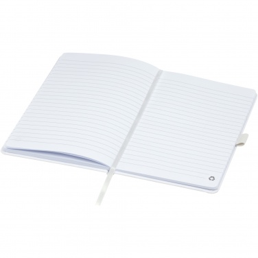 Logo trade promotional product photo of: Honua A5 recycled paper notebook with recycled PET cover