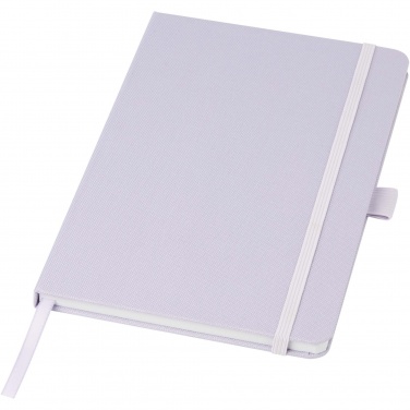 Logo trade advertising products picture of: Honua A5 recycled paper notebook with recycled PET cover