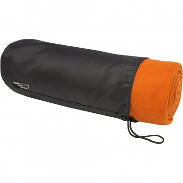 Logo trade promotional giveaway photo of: Willow GRS RPET polar fleece blanket