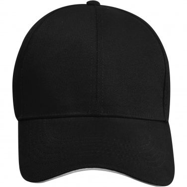 Logotrade advertising products photo of: Topaz 6 panel GRS recycled sandwich cap