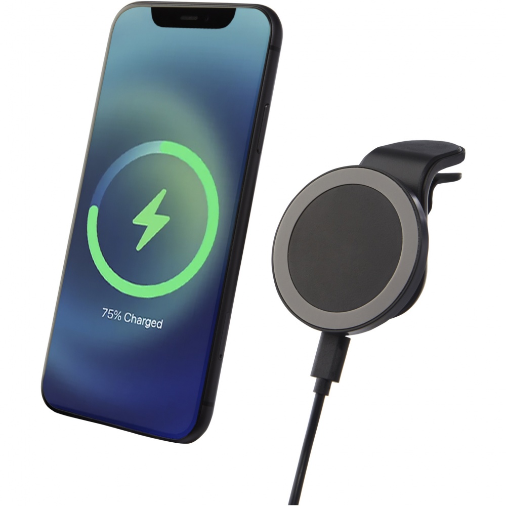 Logo trade promotional products picture of: Magclick 10W wireless magnetic car charger