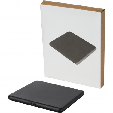 Logotrade promotional gift image of: Loop 10W recycled plastic wireless charging pad