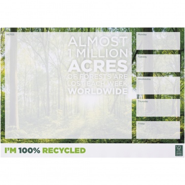 Logo trade advertising product photo of: Desk-Mate® A3 recycled notepad