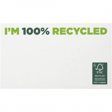 Logo trade promotional item photo of: Sticky-Mate® recycled sticky notes 127 x 75 mm