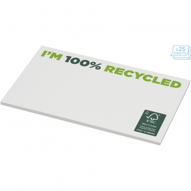 Logo trade promotional merchandise photo of: Sticky-Mate® recycled sticky notes 127 x 75 mm