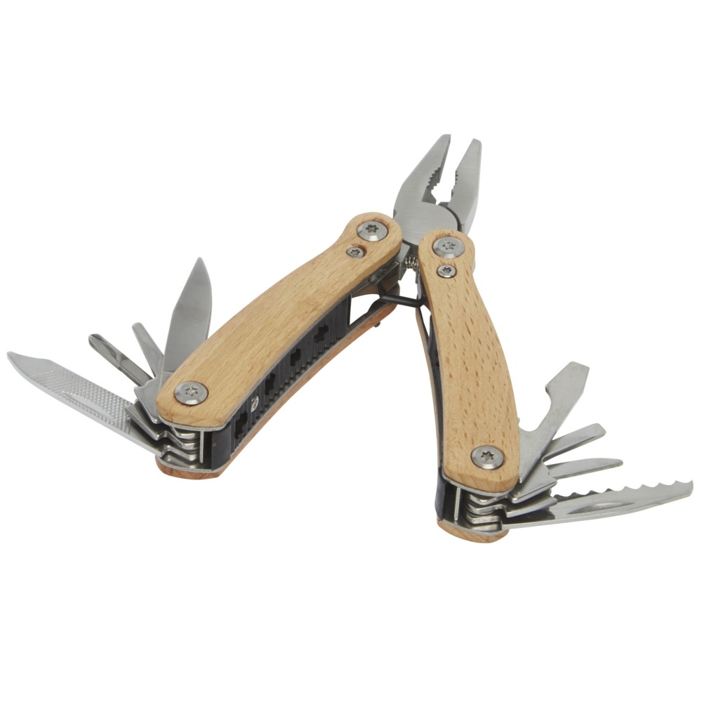 Logotrade promotional merchandise photo of: Anderson 12-function medium wooden multi-tool