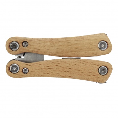 Logo trade advertising product photo of: Anderson 12-function medium wooden multi-tool