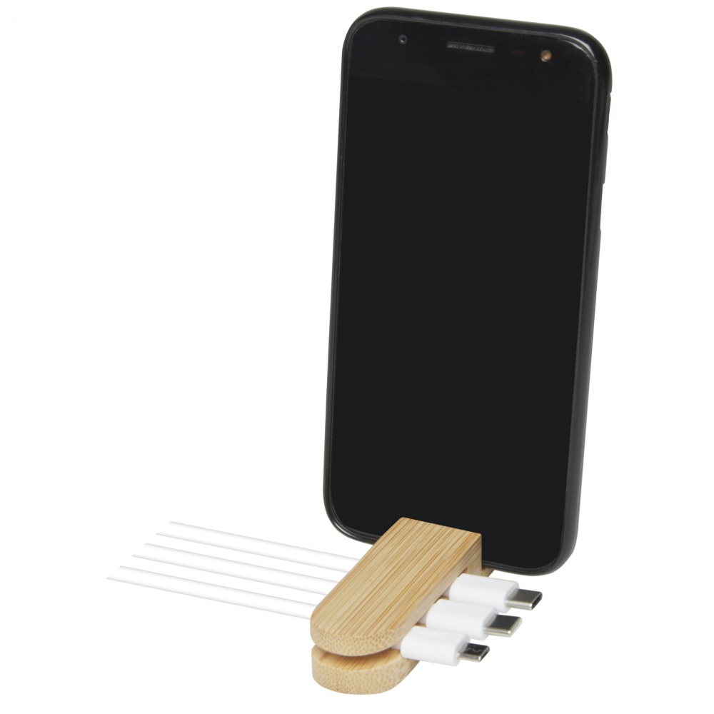Logotrade promotional merchandise image of: Edulis bamboo cable manager 