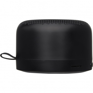 Logo trade promotional merchandise photo of: Loop 5W recycled plastic Bluetooth speaker