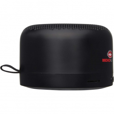 Logo trade promotional products image of: Loop 5W recycled plastic Bluetooth speaker