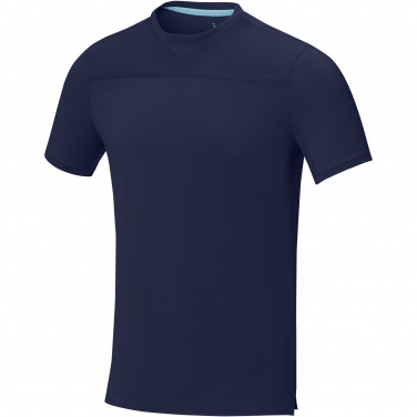 Logo trade promotional giveaway photo of: Borax short sleeve men's GRS recycled cool fit t-shirt