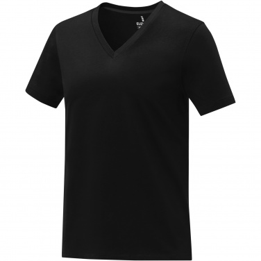 Logotrade promotional item picture of: Somoto short sleeve women's V-neck t-shirt 