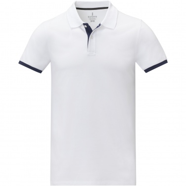 Logo trade business gift photo of: Morgan short sleeve men's duotone polo